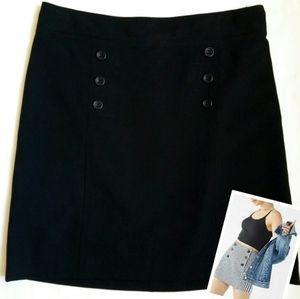 🔵2/$15🔵H&M Mini Skirt 4 (XS/Sm) Black